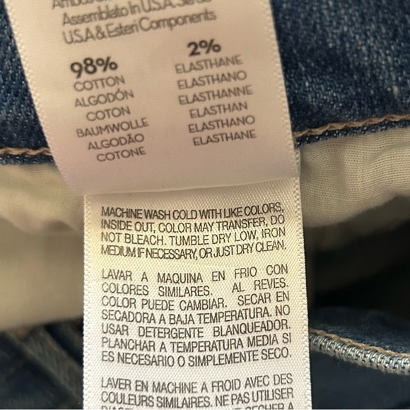 Mother Women’s The Pixie Dazzler Ankle Fray Jeans in Beginners Luck, Size 29 - Picture 13 of 15